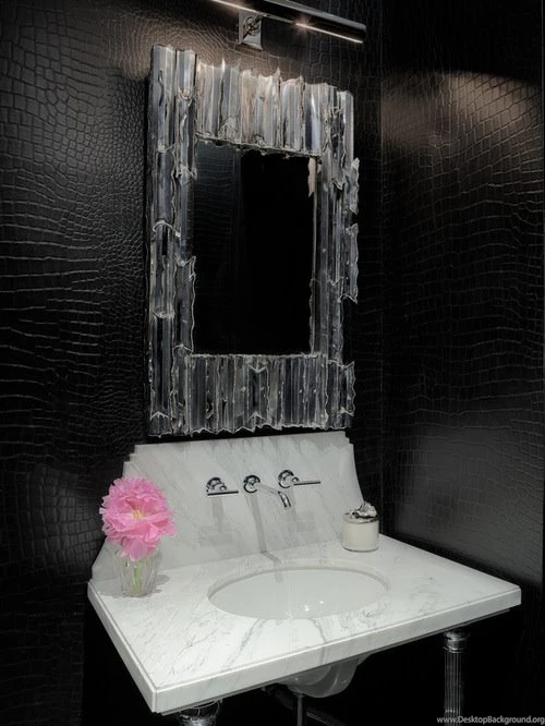 Faux Leather Wallpapers Home Design Ideas, Pictures, Remodel And Decor