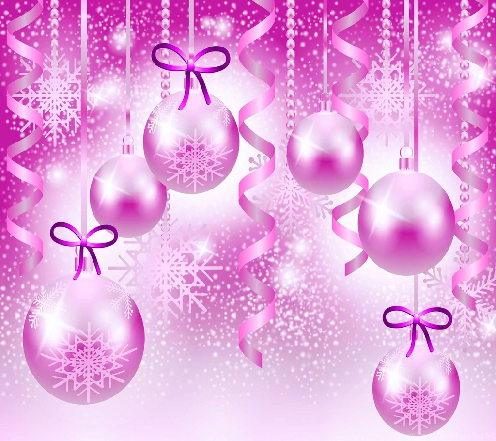 2015 Pink Christmas Backgrounds Wallpapers, Images, Photos ...