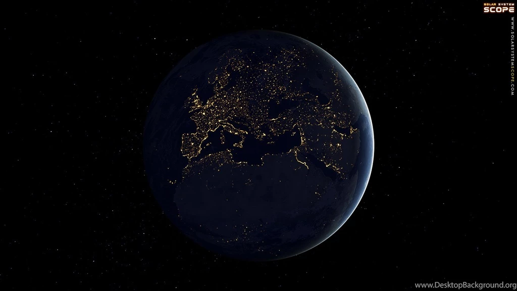 Nexus True Earth: Europe, Night Wallpapers