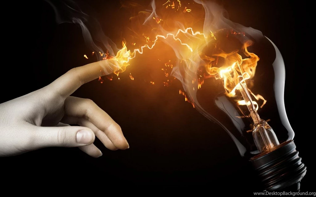 Lightning Hand, 3d Art >> HD Wallpaper, Get It Now!