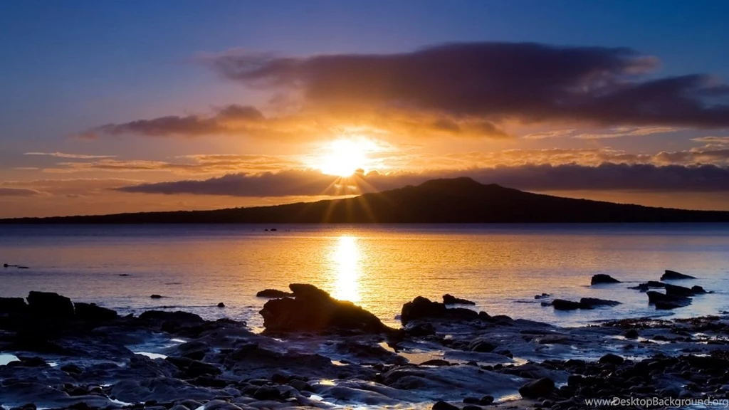 Nature: Rangitoto Sunrise, Created By ChrisGin, Picture Nr. 32589