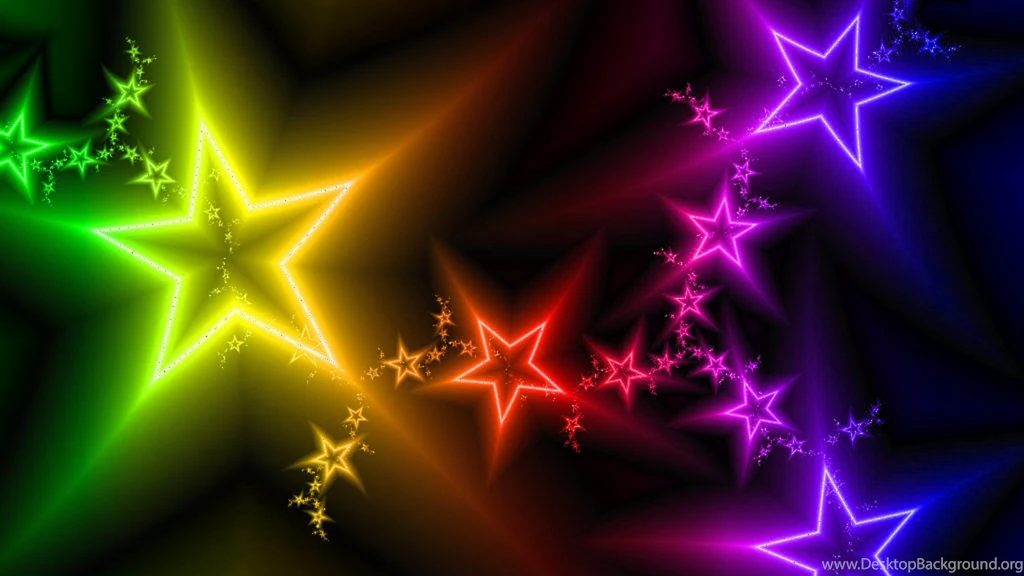 Stars Rainbows 800x600 Pixel PPT Backgrounds For Powerpoint ...
