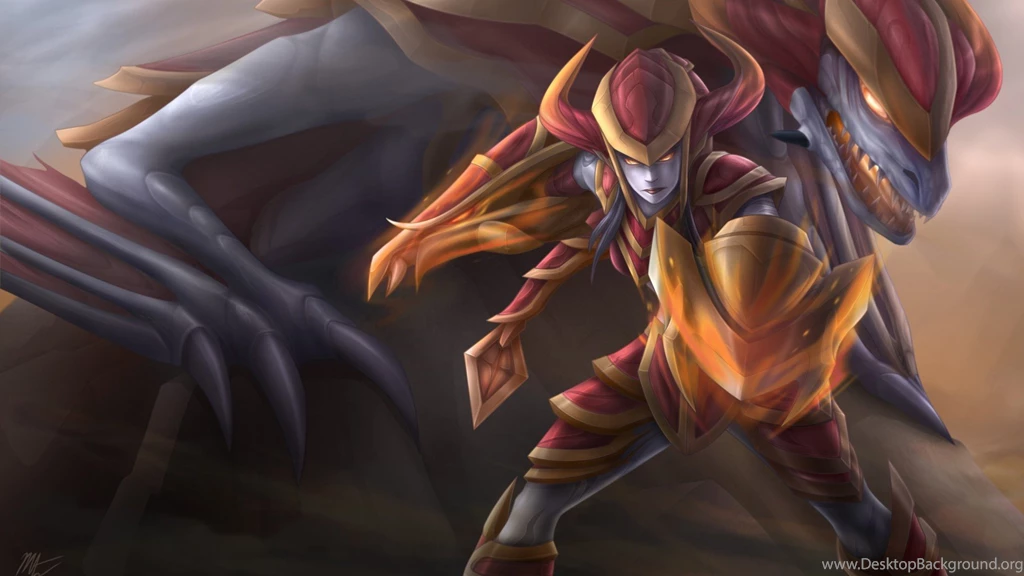 Wallpapers Shyvana Dragons League Of Legends 1920x1080