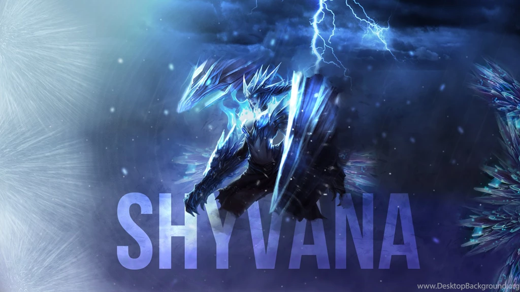 Ice Drake Shyvana Wallpapers By Peronnik On DeviantArt