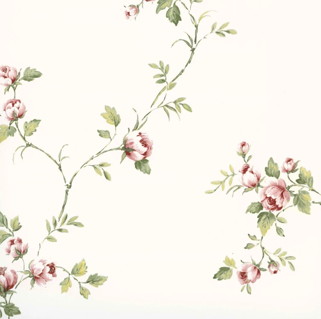 Purple Green Ckb66377 Country Rose Vine Wallpapers By Chesapeake
