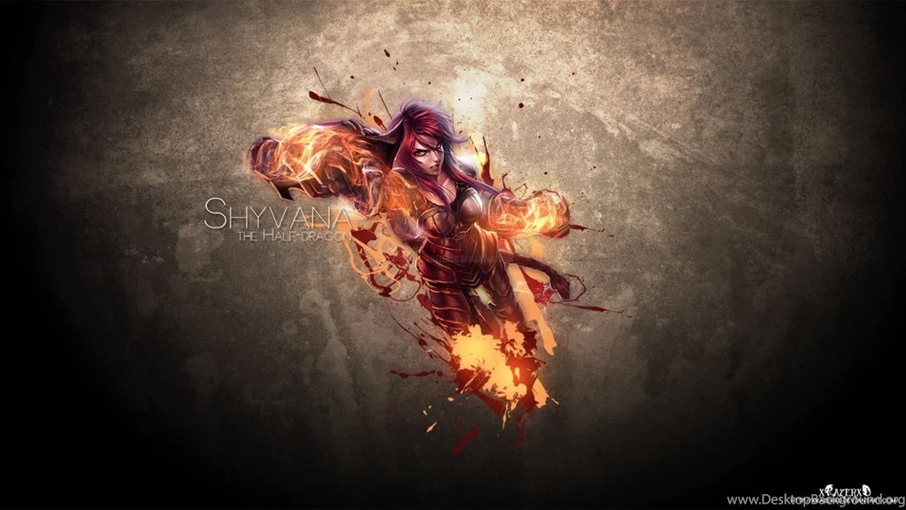LoL   Iron Scale Shyvana Wallpapers HD By XRazerxD On DeviantArt