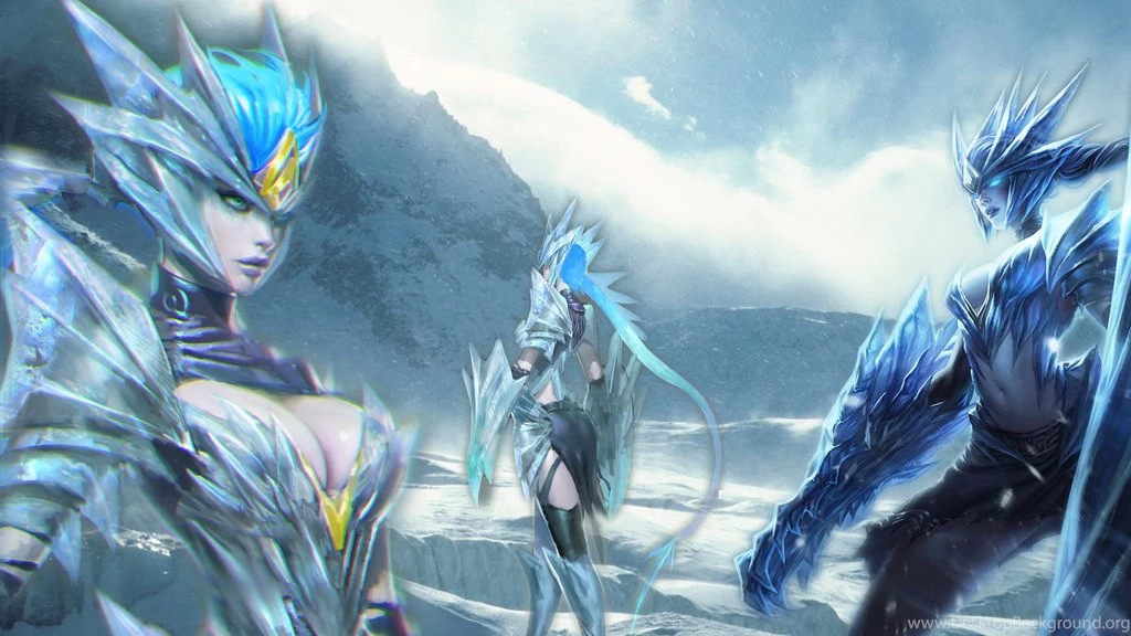 DeviantArt: More Like Ice Drake Shyvana Wallpapers UF (1920x1080 ...