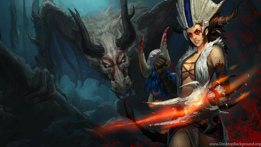 Shyvana HD Desktop Wallpapers : Widescreen : High Definition ...