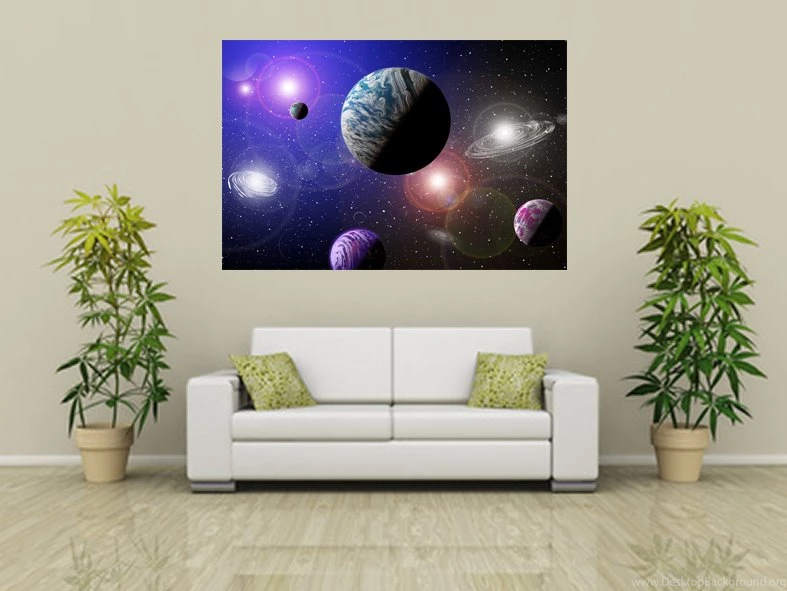 Self Adhesive Photo Wall Murals 125cm X 84cm Poster Art Galaxy ...