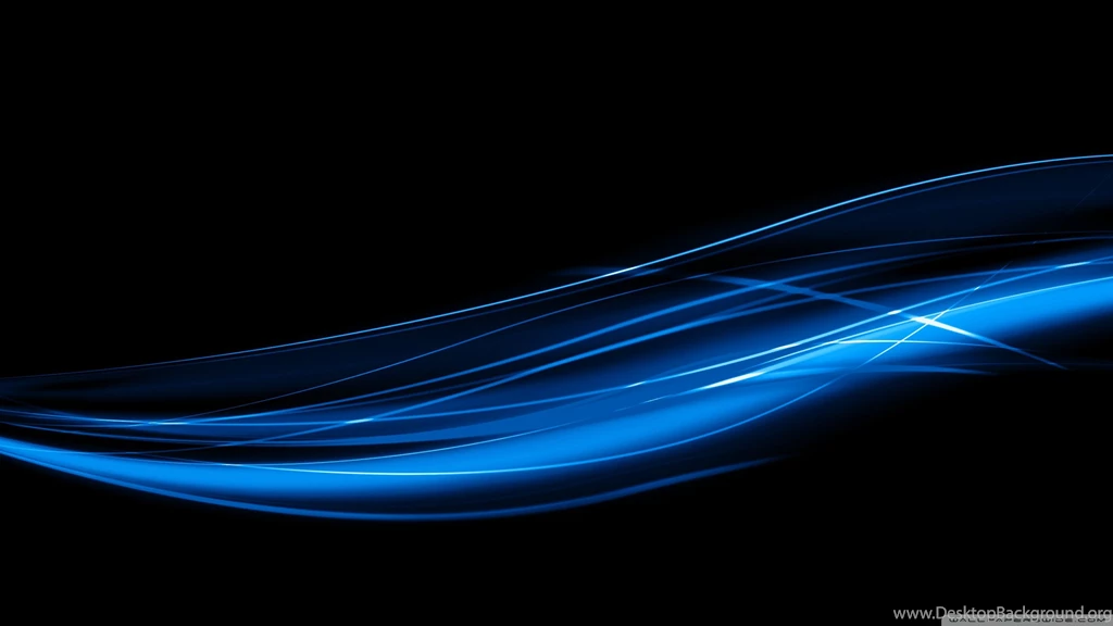 Wallpapers Black Blue Wavy Lines Hd Widescreen High Definition ...