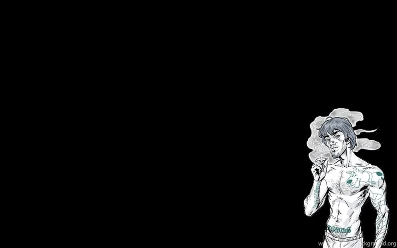 Smoke Scooby Doo Alternative Art Cigarettes Black Backgrounds ...