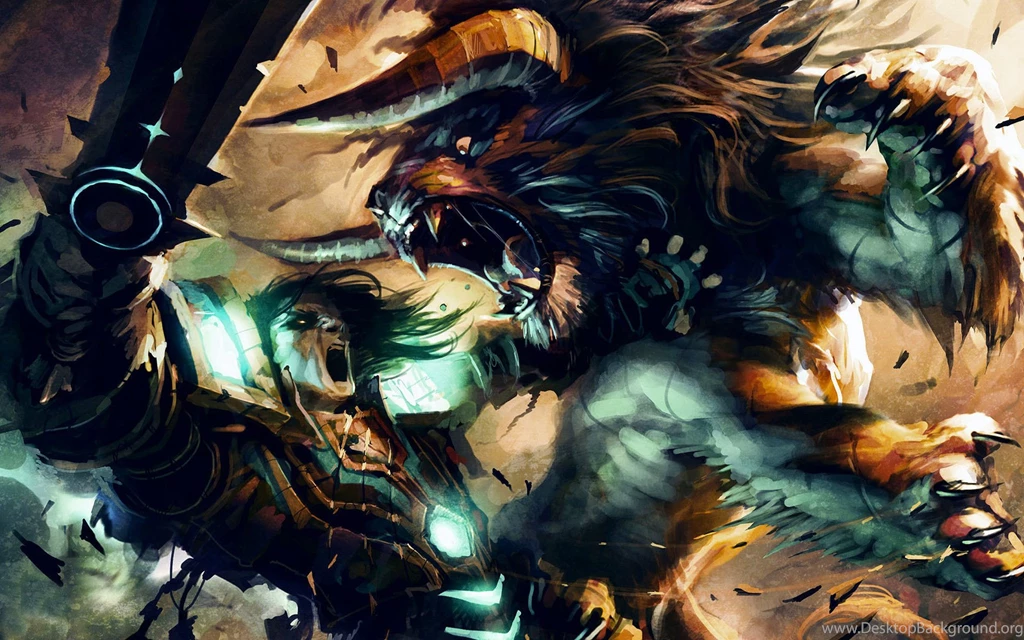 Fight With The Mythical Creature