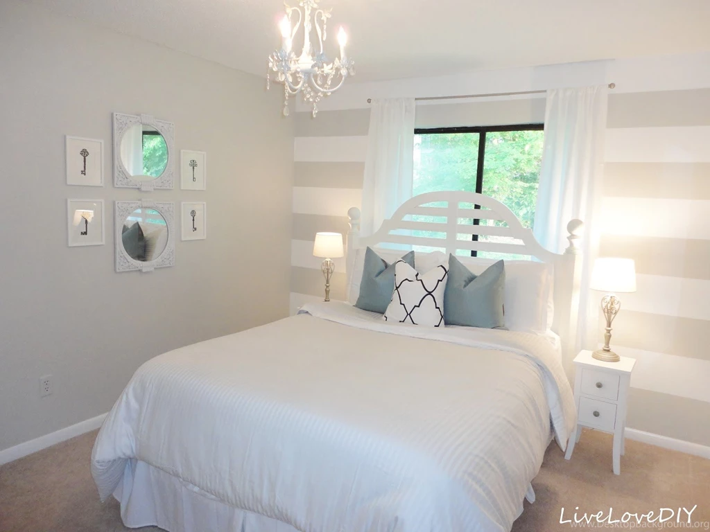 Pink And Grey Striped