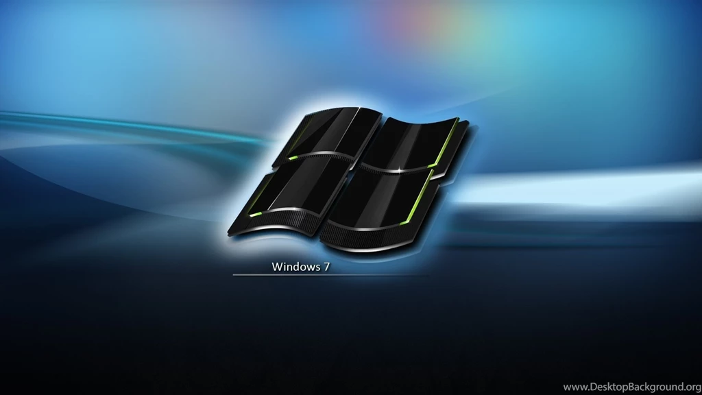 Download Wallpapers 1920x1080 Windows 7, Black, Blue, Icon, Logo ...