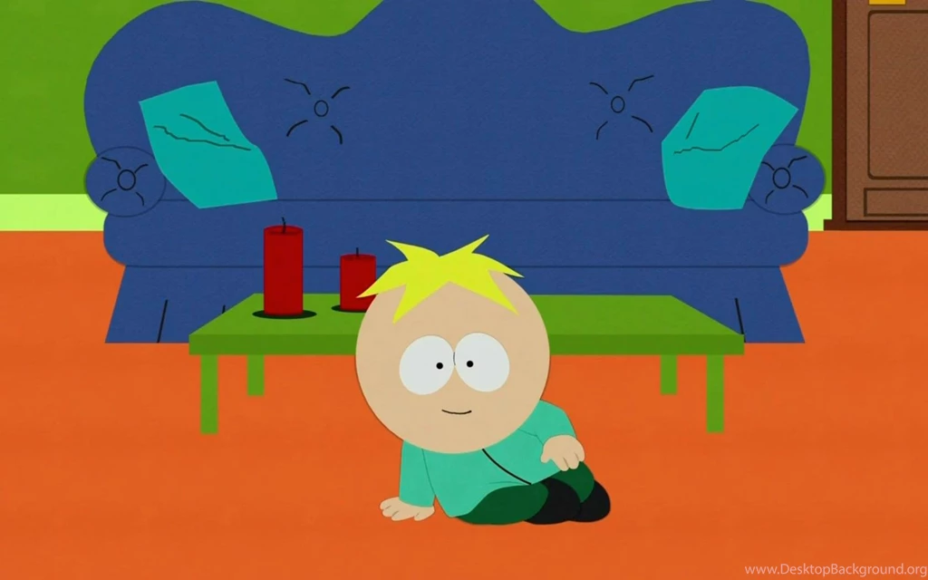 Butters Watching T.V (1680x1050) : Wallpapers