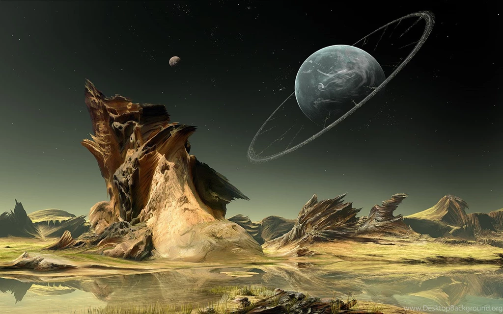 3D Space Scene Wallpapers
