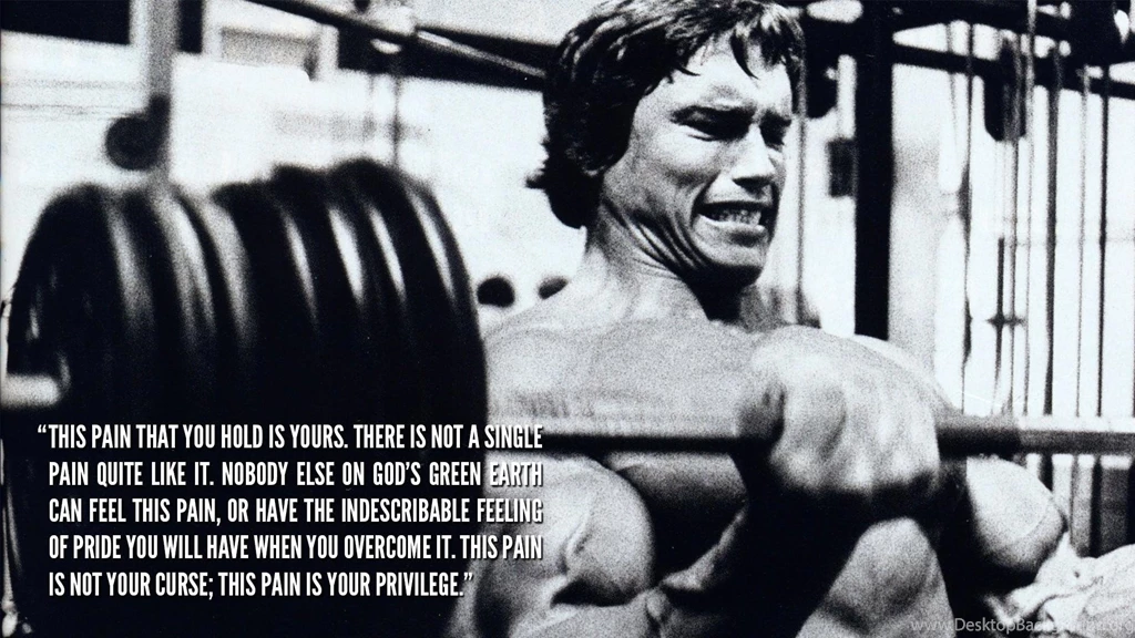 Pain Arnold Schwarzenegger Bodybuilding Weights Inspiration Muscle ...