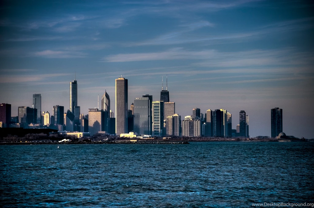 Download Wallpapers Illinois, Chicago, Usa, America, Michigan River ...