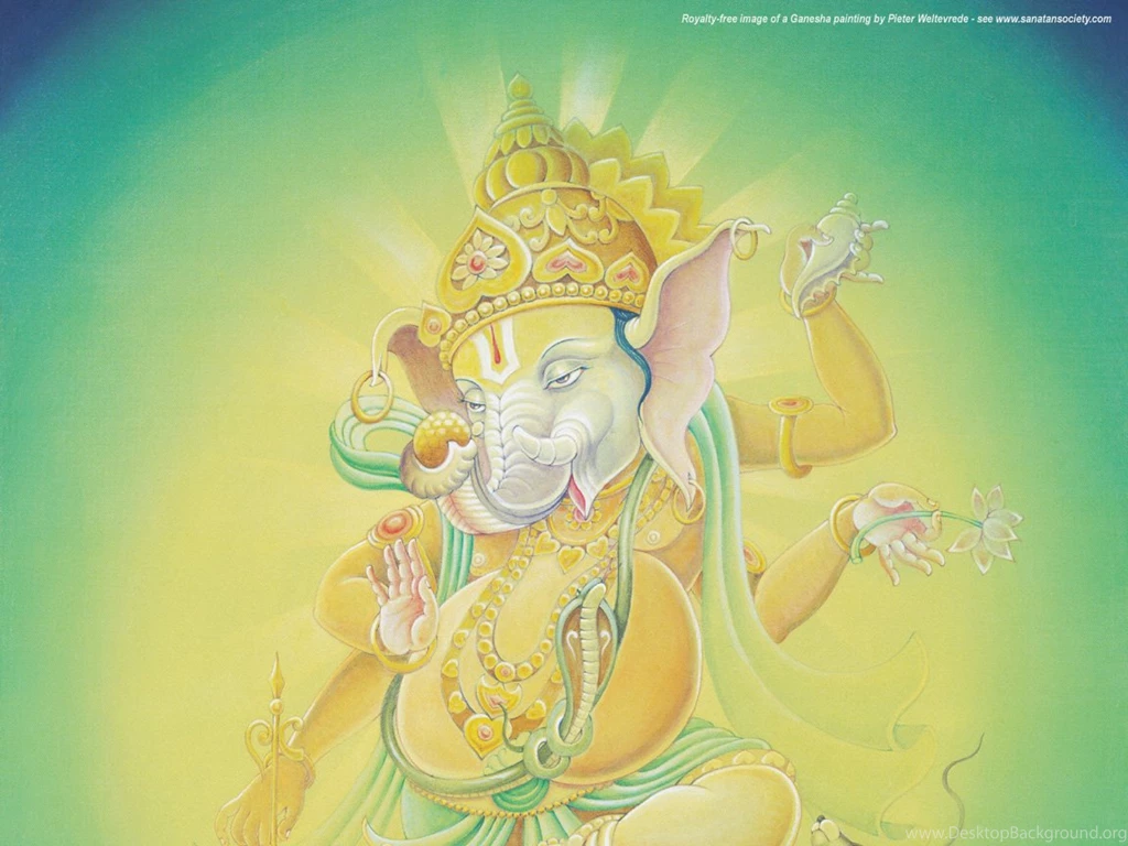 Free Desktop Wallpapers Ganesha 1152 X 864 Pixels : Dancing Ganesha