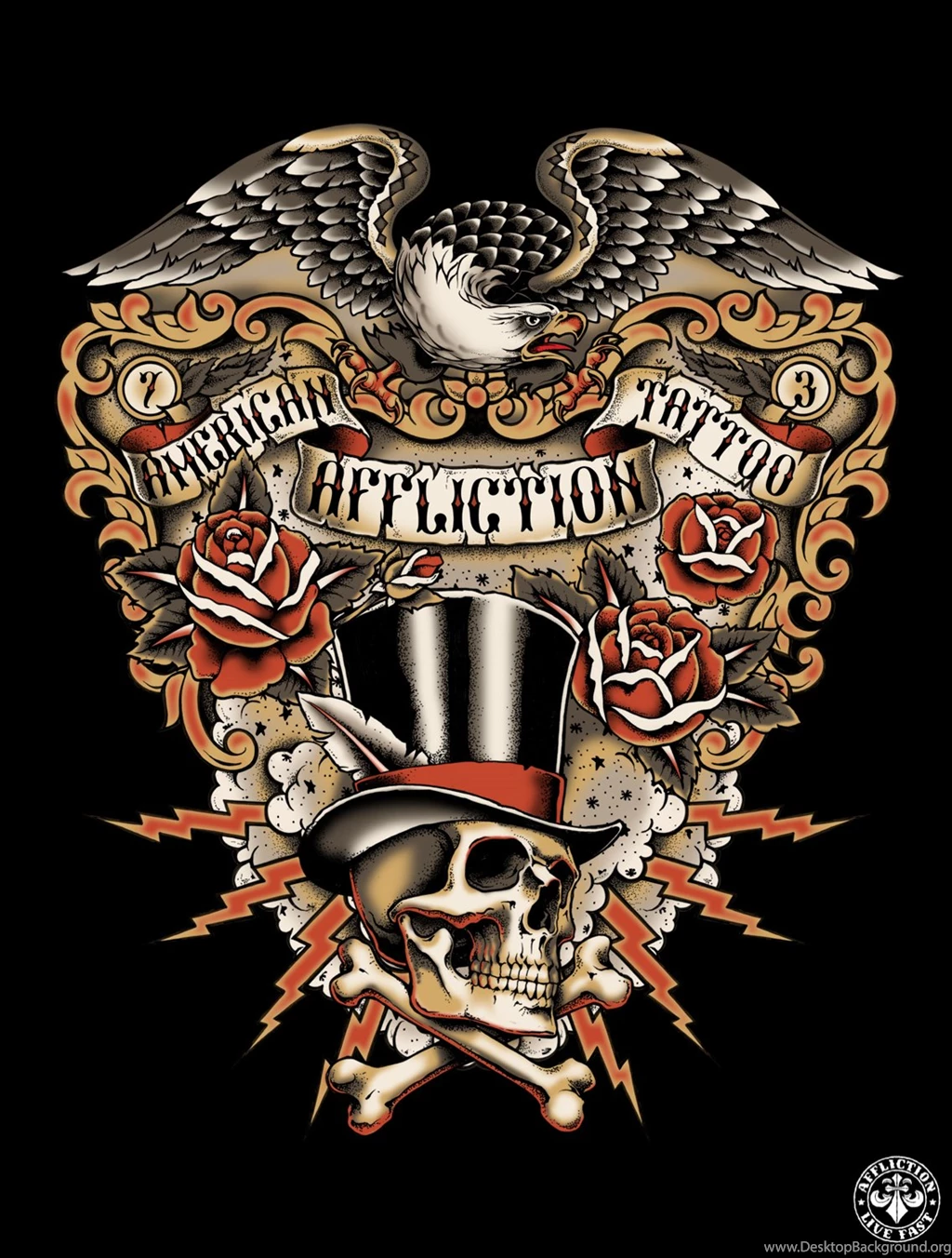 Wallpapers Affliction Tattoo .4 1136x1500
