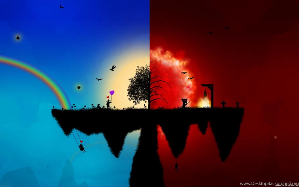 Heaven & Hell By Hubbak Wallpapers (1920x1200) : Janubaba.com