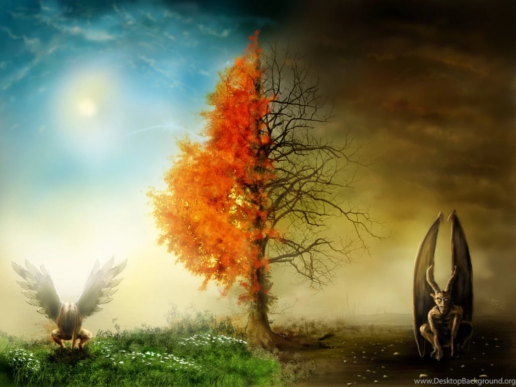 Heaven and hell 2 By Frezen9 On DeviantArt