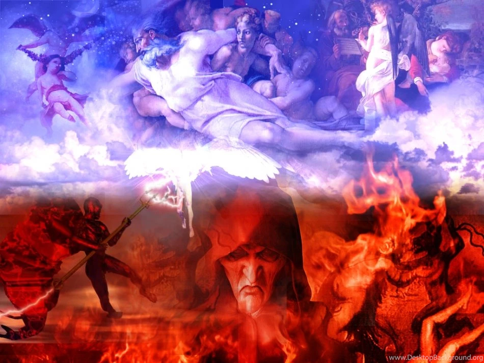 Image   Heaven And Hell Wallpapers 1wl9e.jpg   Gods Of Chaos ...