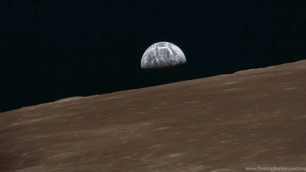 EARTH FROM THE MOON WALLPAPER (