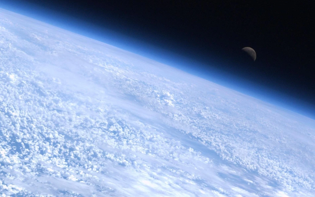 EARTH FROM SPACE WALLPAPER   (