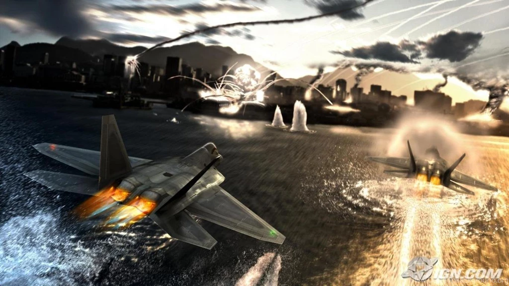F22 Attack Run (