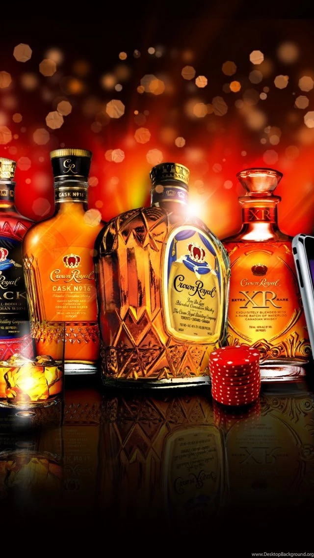 Wallpaper: Food, Drinks, Crown Royal, Glass, Smartphone, Cards ...