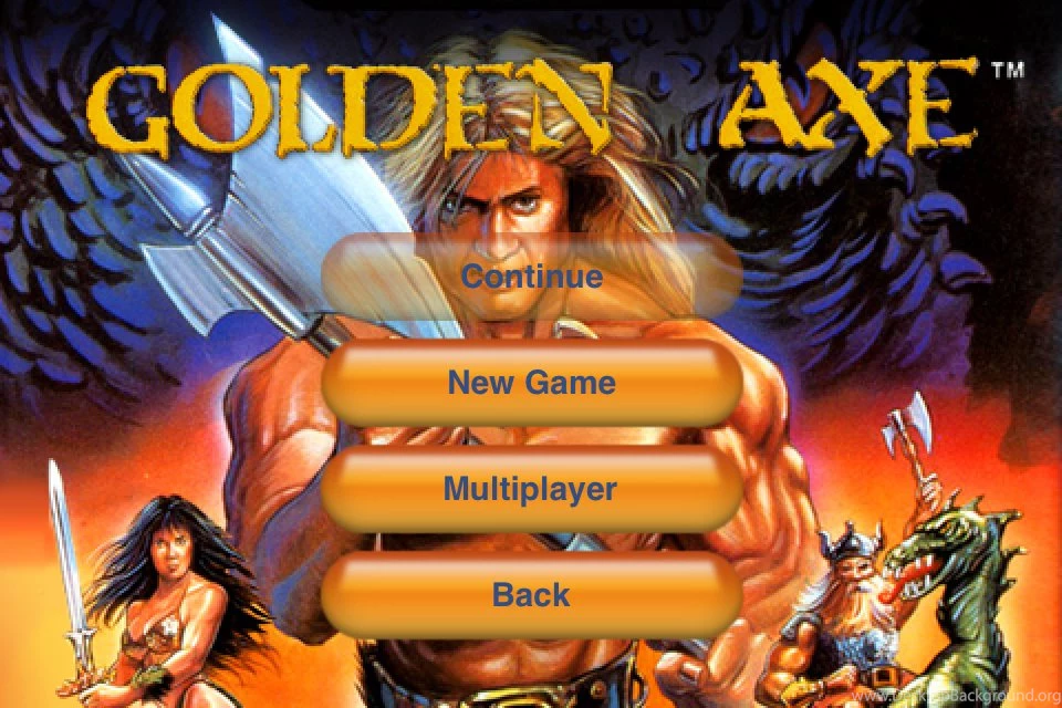 Golden Axe & 16 Bit Games On The Touch Screen