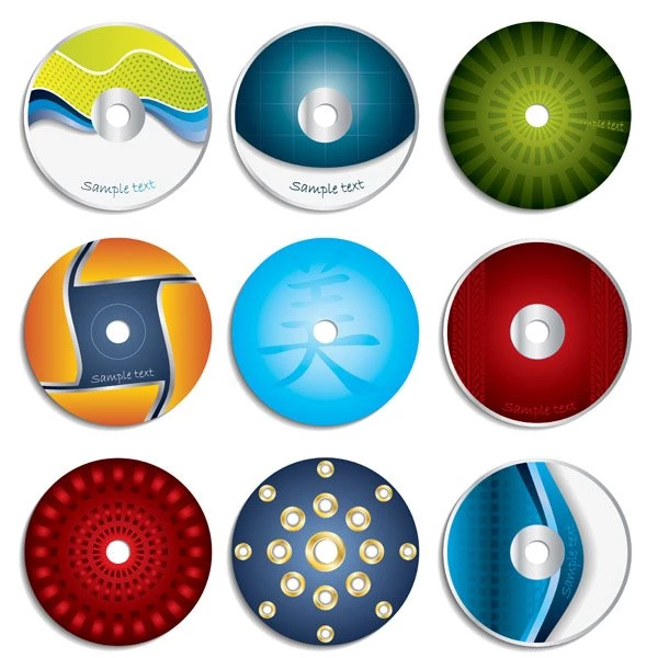 CD Cover Vector Material