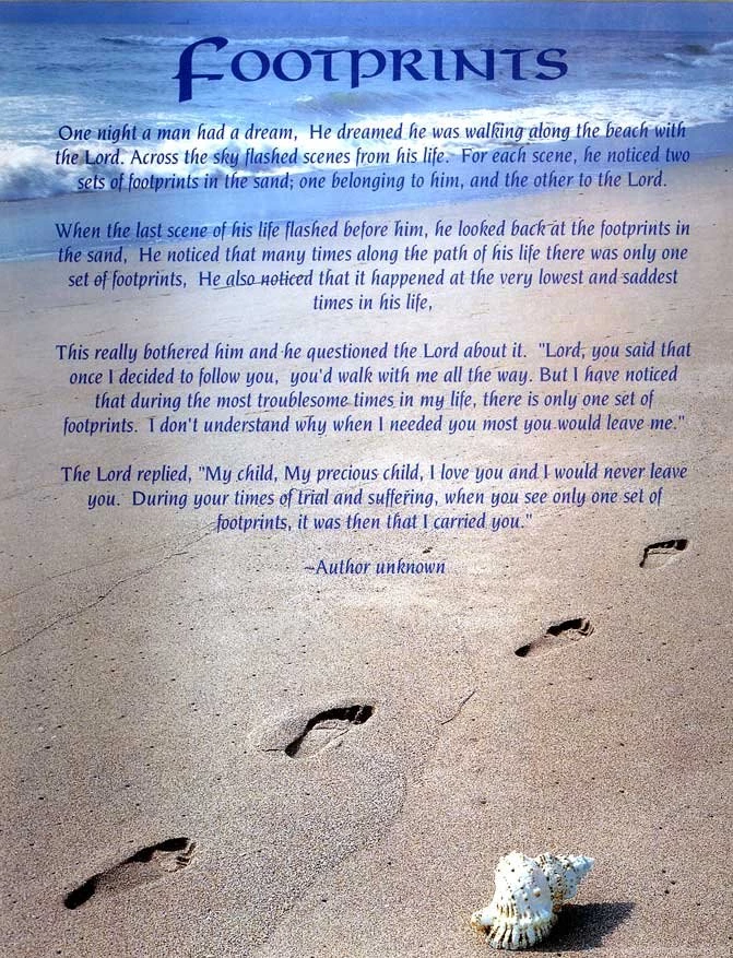 Footprints Love Quotes. QuotesGram