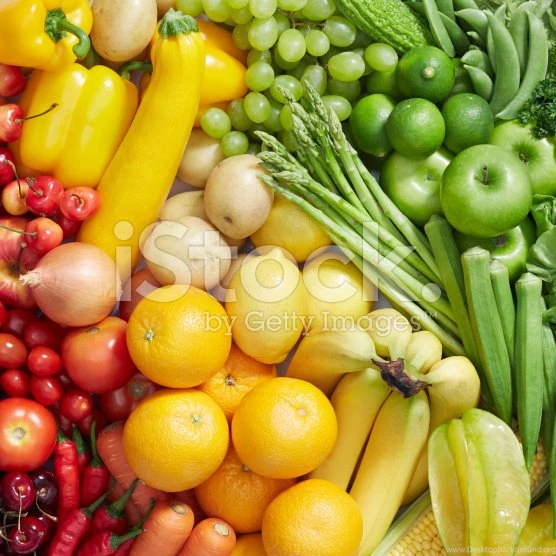 Fruits And Vegetables Backgrounds Stock Photo 74691185 IStock