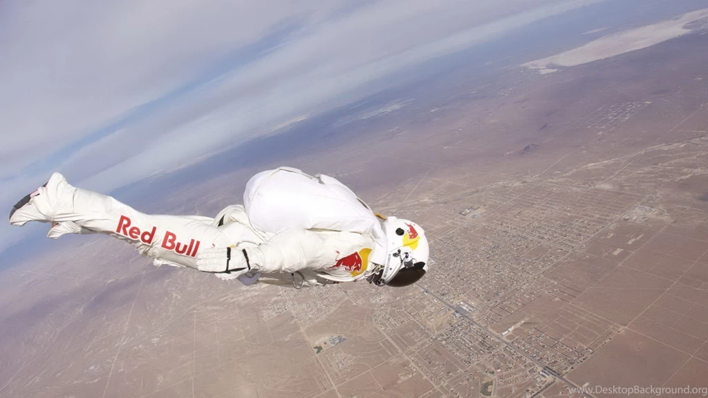Bull Base Jumping Jump Felix Baumgartner Stratos Wallpapers ...