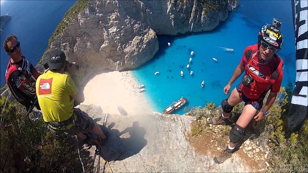 Base Jump Zakynthos Island   YouTube