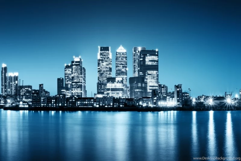 Canary Wharf Skyline Wallpapers Wall Mural