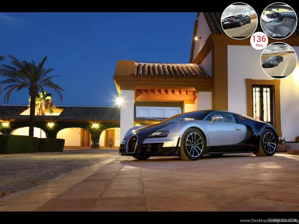 Bugatti Veyron Super Sport Blue & Silver