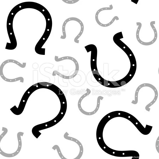 Horseshoe Seamless Vector Wallpapers Stock Vector Art 4461149   IStock