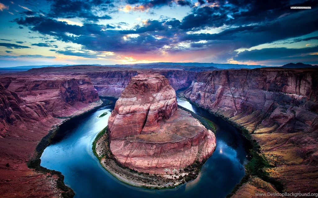 Horseshoe Canyon, River, Sky, Cloud, Utah, Usa, Nature, 1920x1200 ...