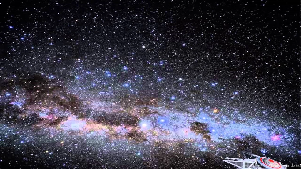 Star Wars Space Station Flies In The Universe "free Chroma Key ...