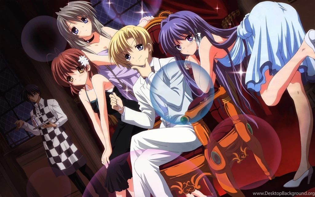 Friends In Cafe In The Anime Klannad Wallpapers And Images ...