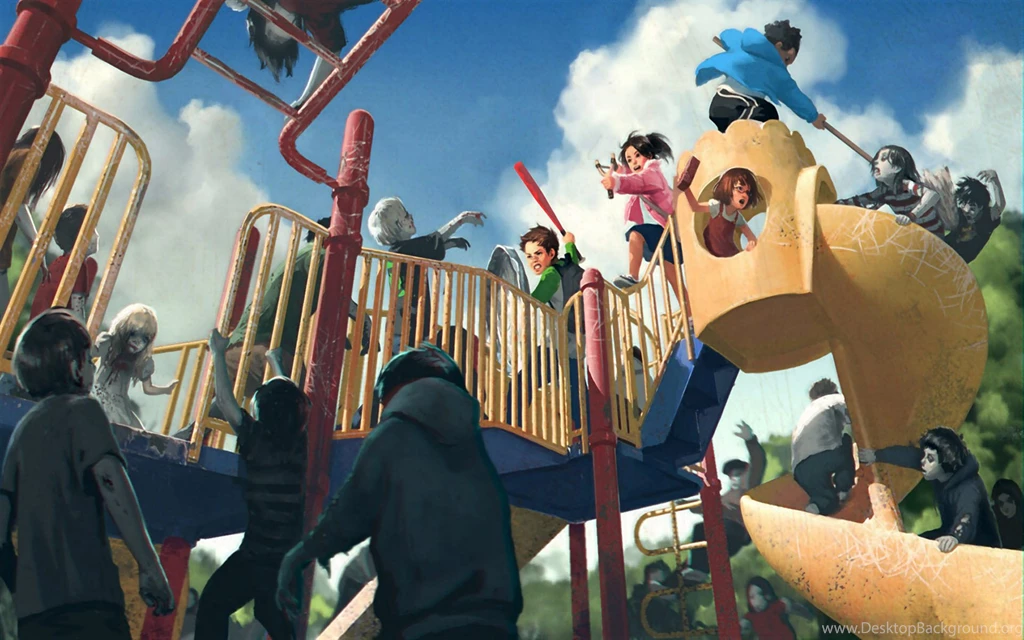 Zombies, Left 4 Dead, Children :: Wallpapers