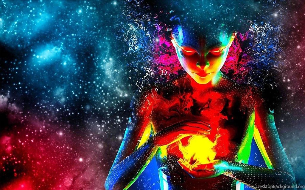 3d Artwork Multicolor Psychedelic Stars Best Widescreen Backgrounds ...