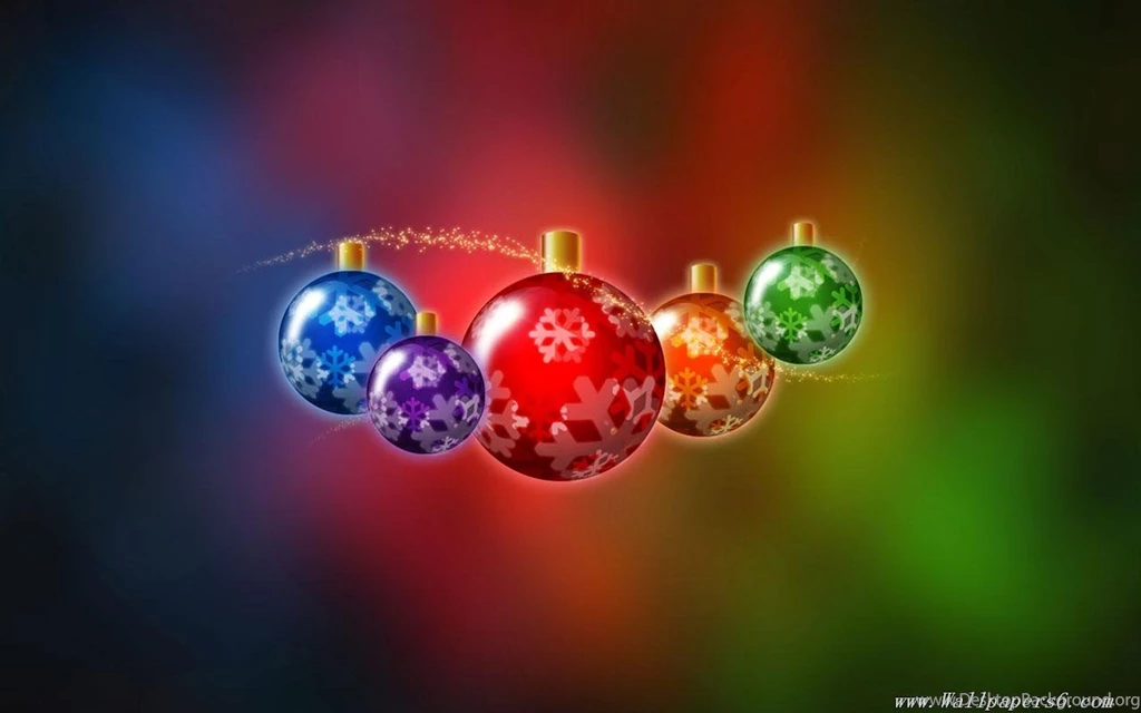 Christmas Color Ball - Holiday Wallpapers Free Download ...
