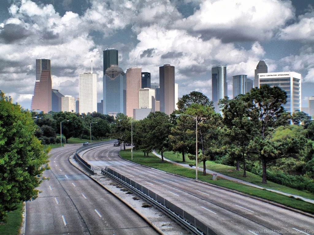 Wallpapers Houston Skyline 1024x768