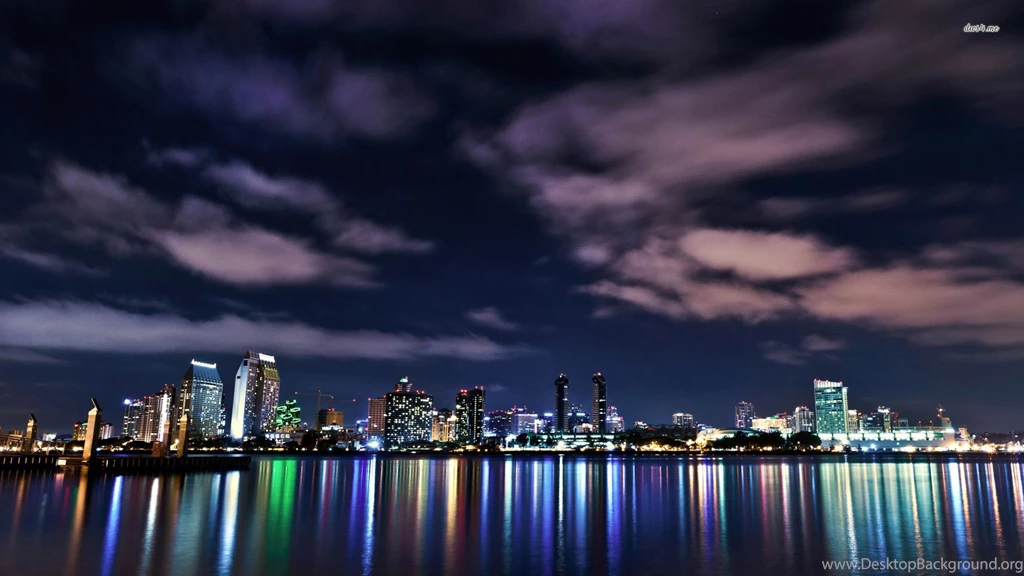 Wallpapers Houston Skyline San Diego Hd 1920x1080