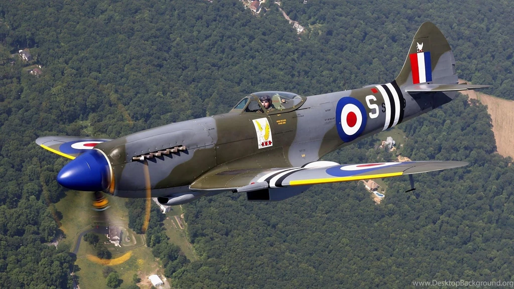 Airplanes Warbird Supermarine Spitfire Wallpapers