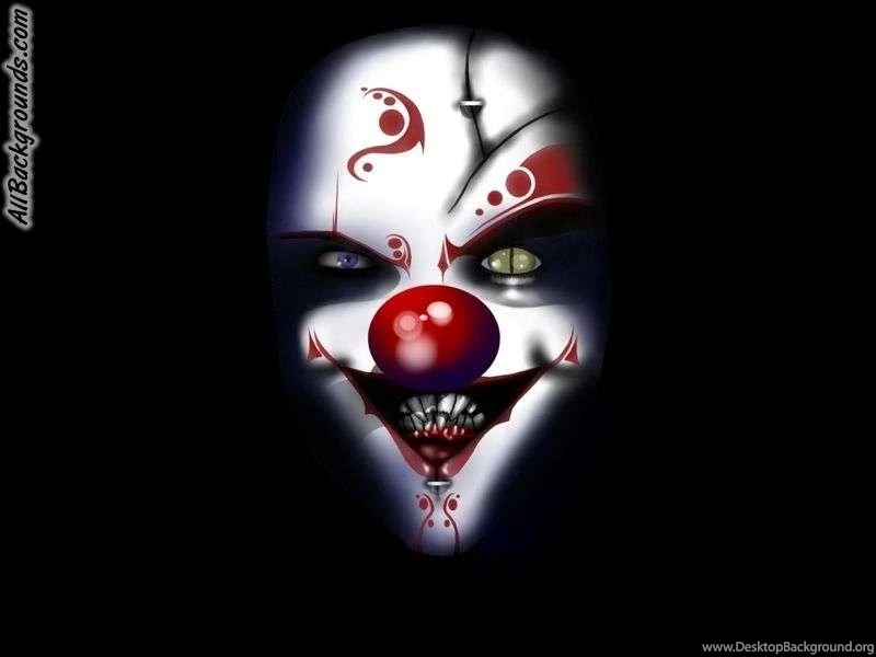 Evil Clown Backgrounds Twitter & Myspace Backgrounds